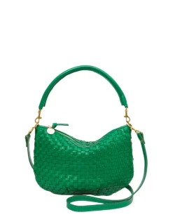 Petit Moyen Messanger Grass Woven Checker