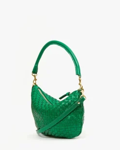 Petit Moyen Messanger Grass Woven Checker
