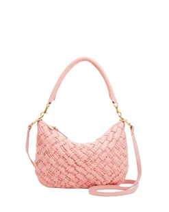 Petit Moyen Messenger Puffy Woven Blush