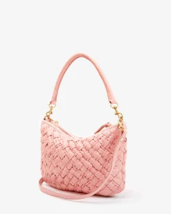 Petit Moyen Messenger Puffy Woven Blush