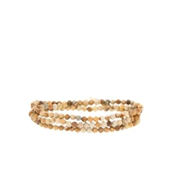 Picture Jasper Semi Precious Stone Stretch Bracelet