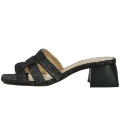 Piper Black Raffia
