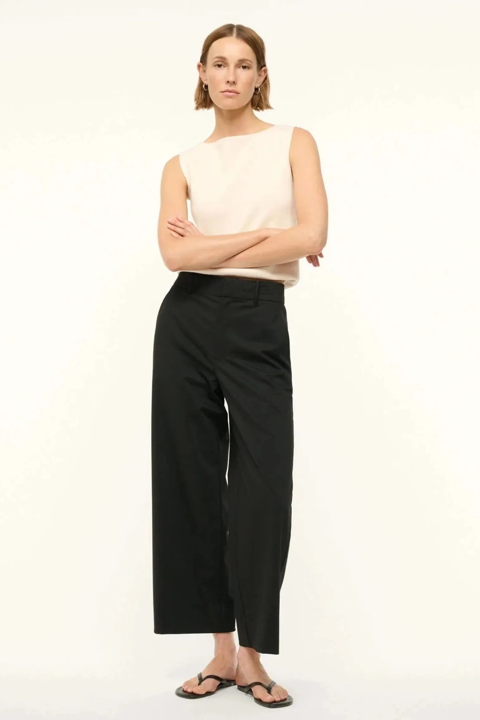 Prince Cropped Pant Black