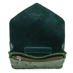 Python Card Holder Alex Bronze Green