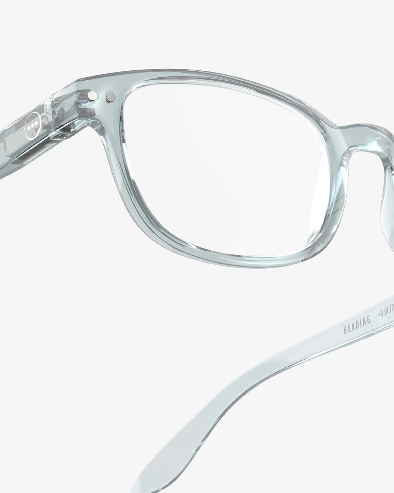 Reading Glasses #B Frozen Blue