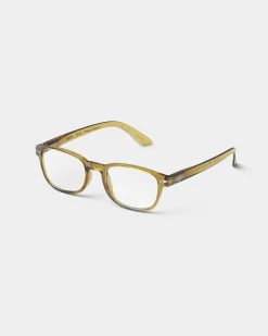 Reading Glasses #B Golden Green
