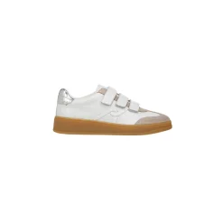 Reagan Velcro Sneaker White/Silver