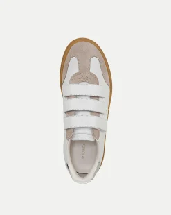 Reagan Velcro Sneaker White/Silver