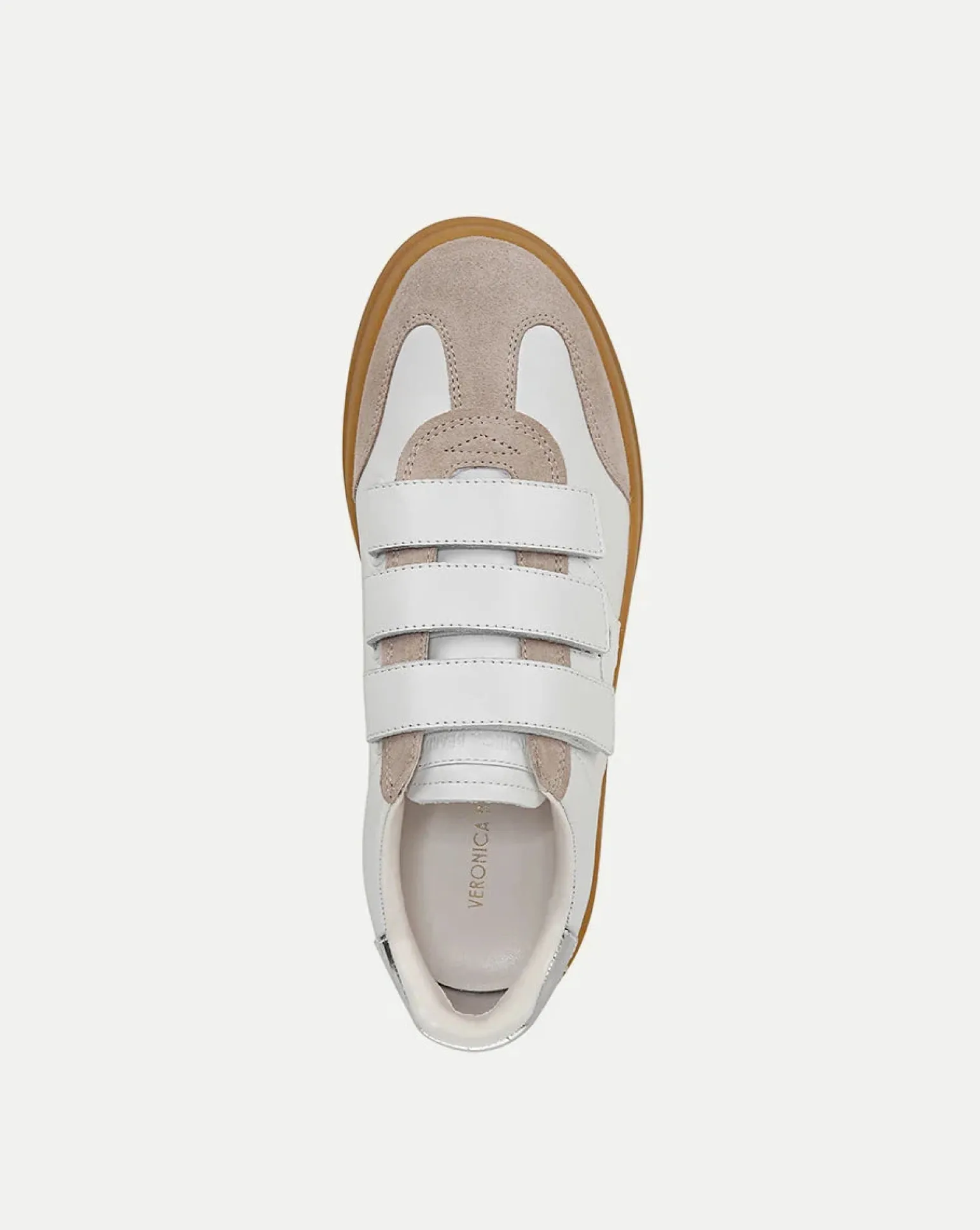 Reagan Velcro Sneaker White/Silver
