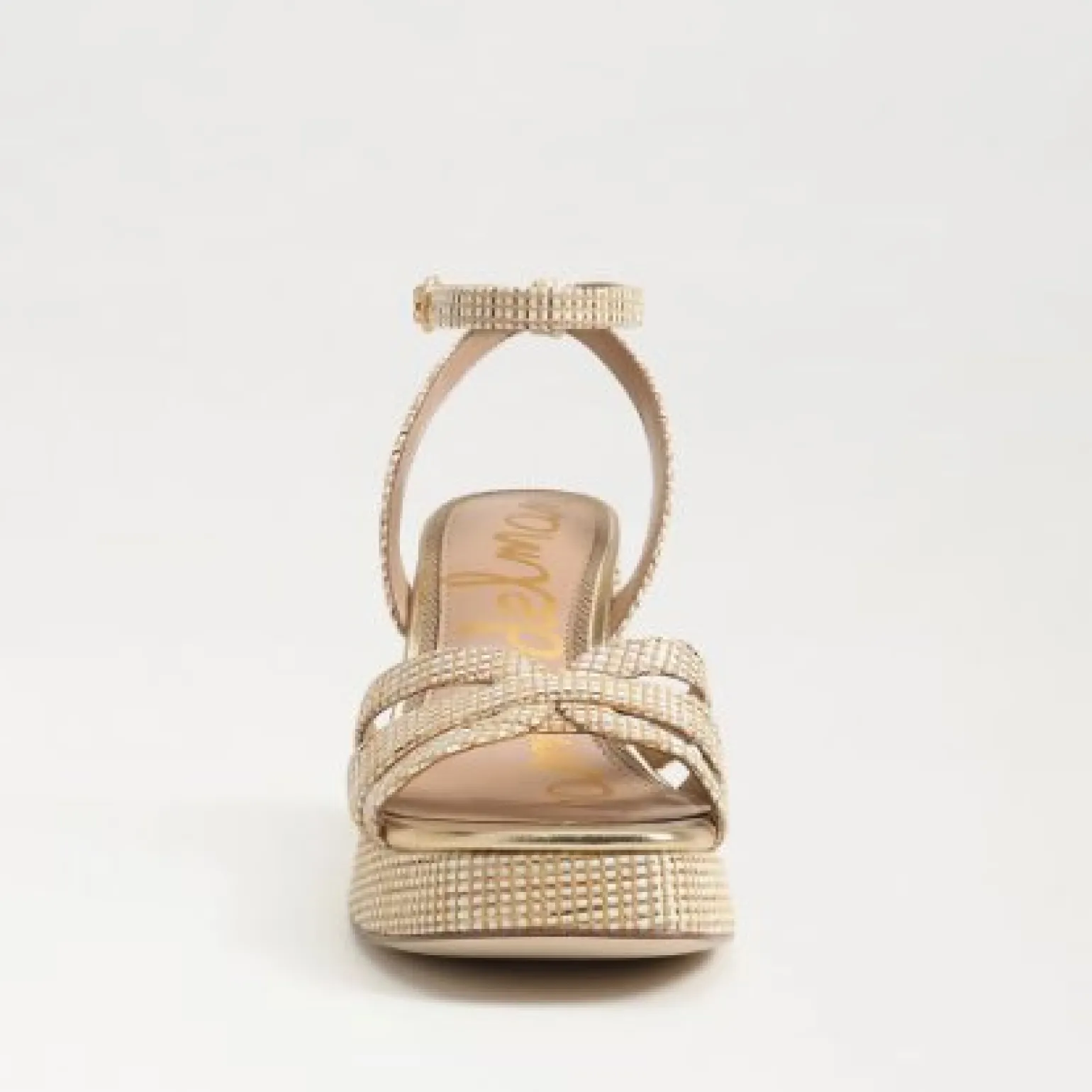 Reese Platform Heel Sandal Sand Dune Raffia