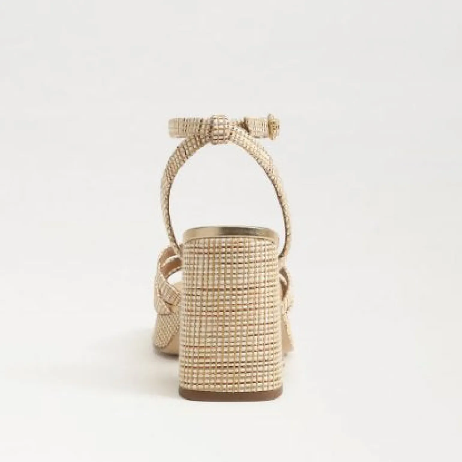 Reese Platform Heel Sandal Sand Dune Raffia