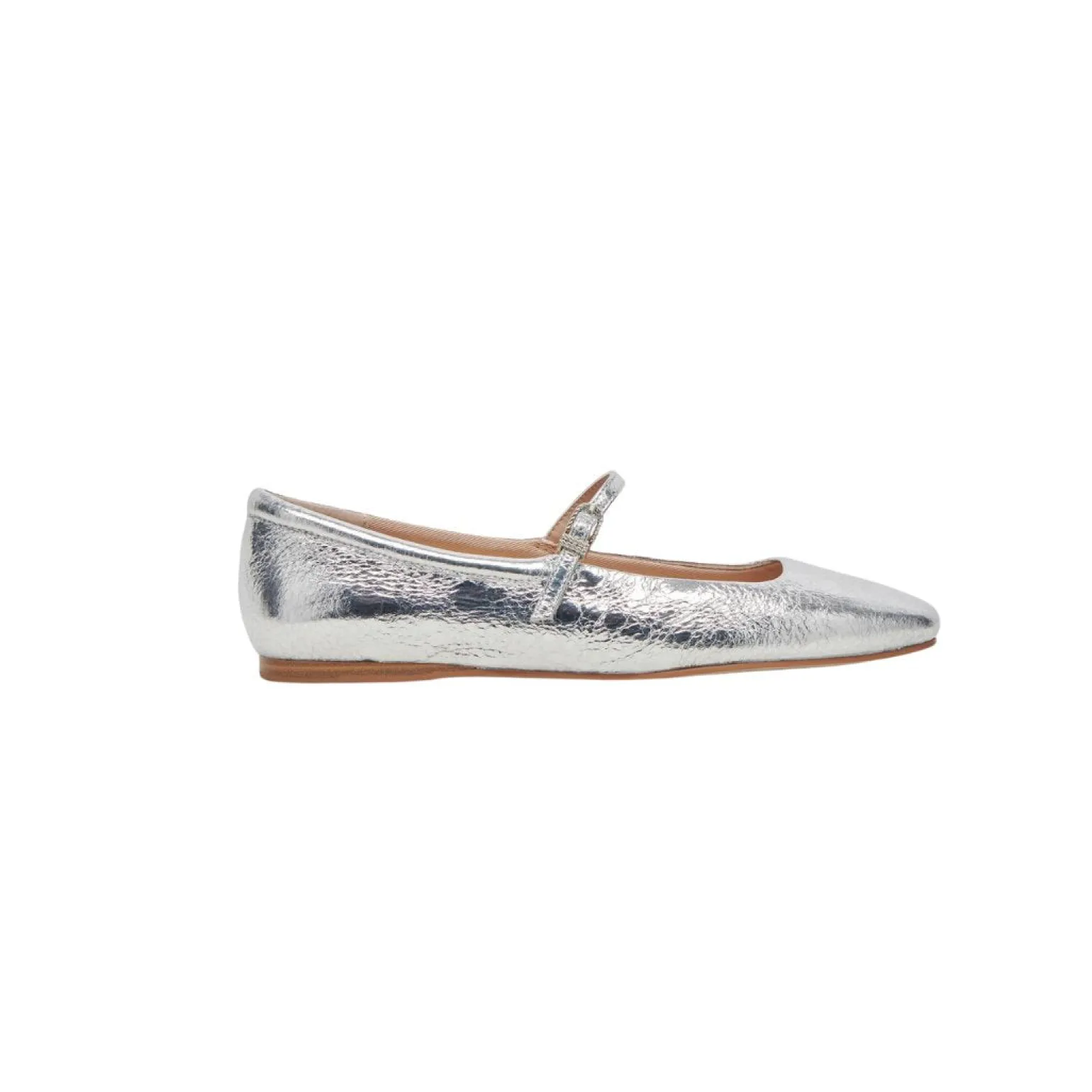 Reyes Ballet Flats Silver