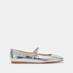 Reyes Ballet Flats Silver