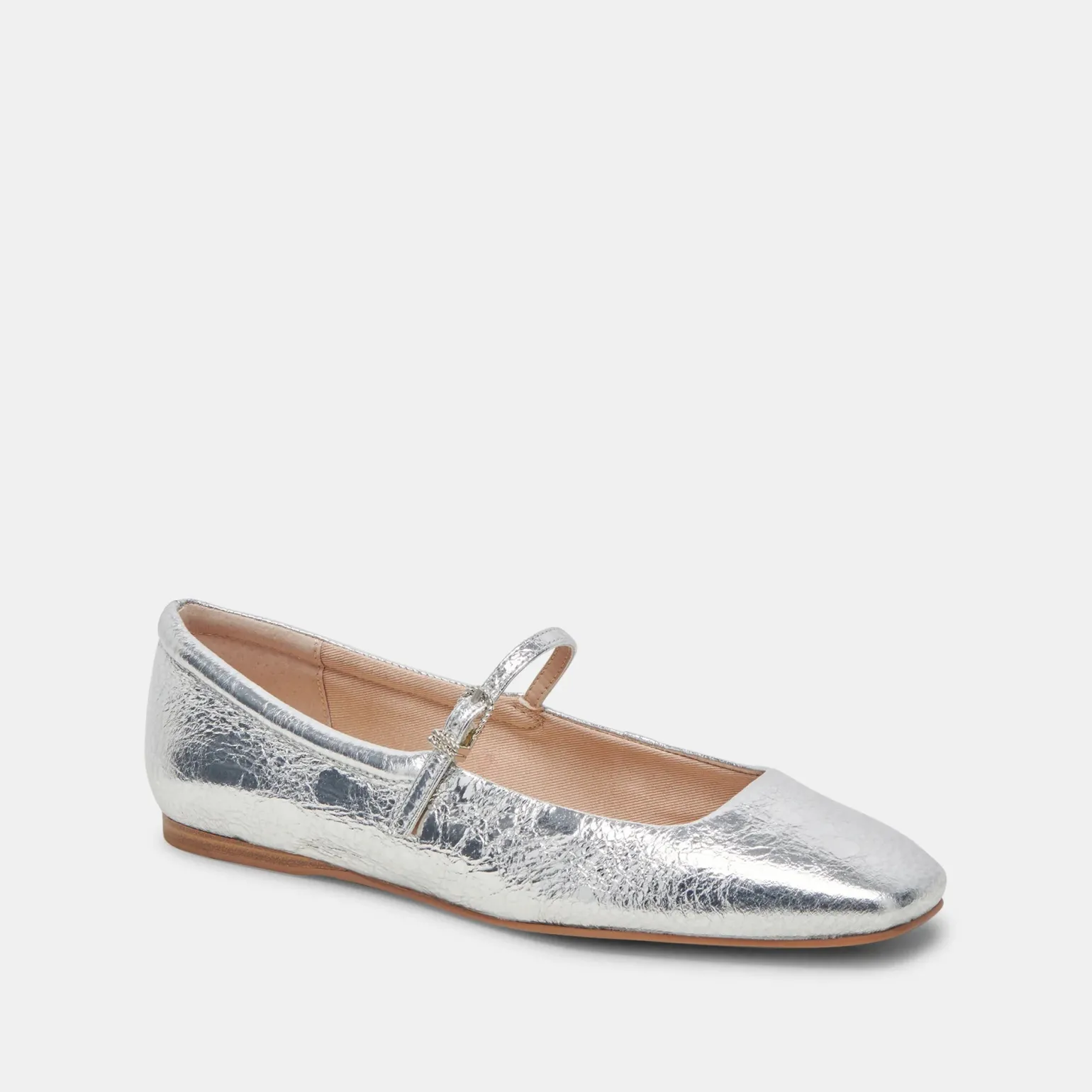 Reyes Ballet Flats Silver