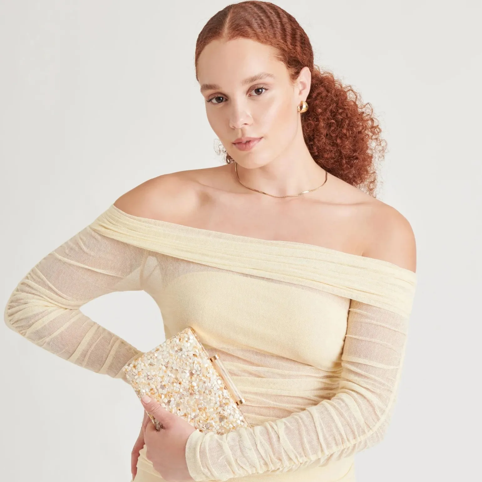 Rockee Clutch Natural Cluster