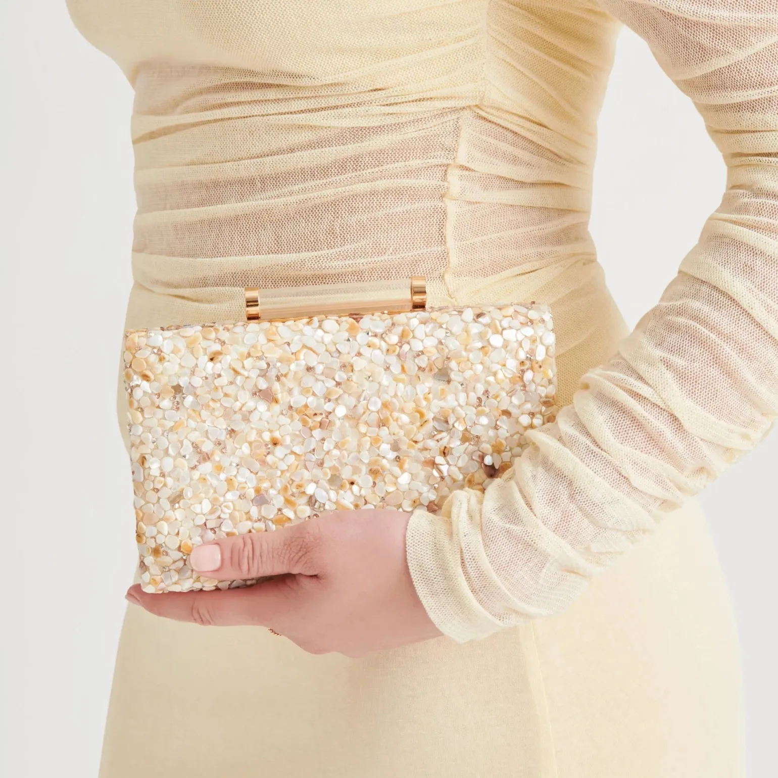 Rockee Clutch Natural Cluster