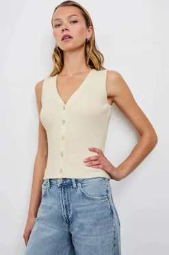 Rosa Vest Ivory