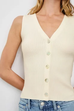 Rosa Vest Ivory