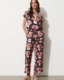Rosie Top Painterly Lock Chalk