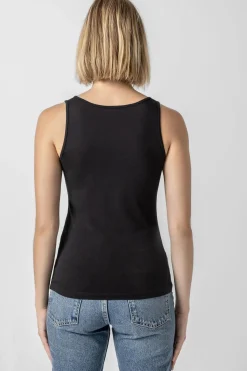 Scoop Tank Black