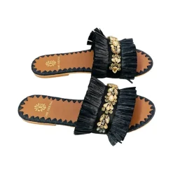 Semira Raffia Black