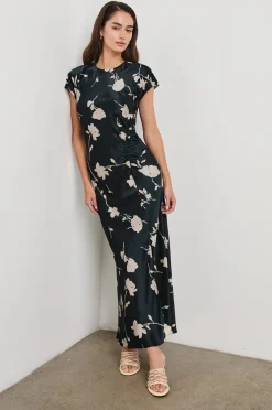 Serenity Dress Midnight Roses