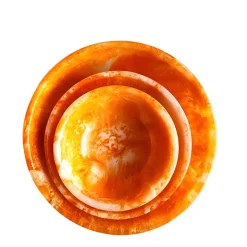 Serving Bowls Set of 3 Orange