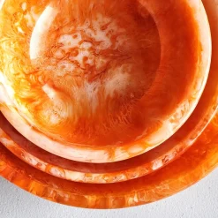 Serving Bowls Set of 3 Orange