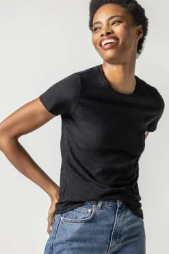 Short Sleeve Crewneck Black