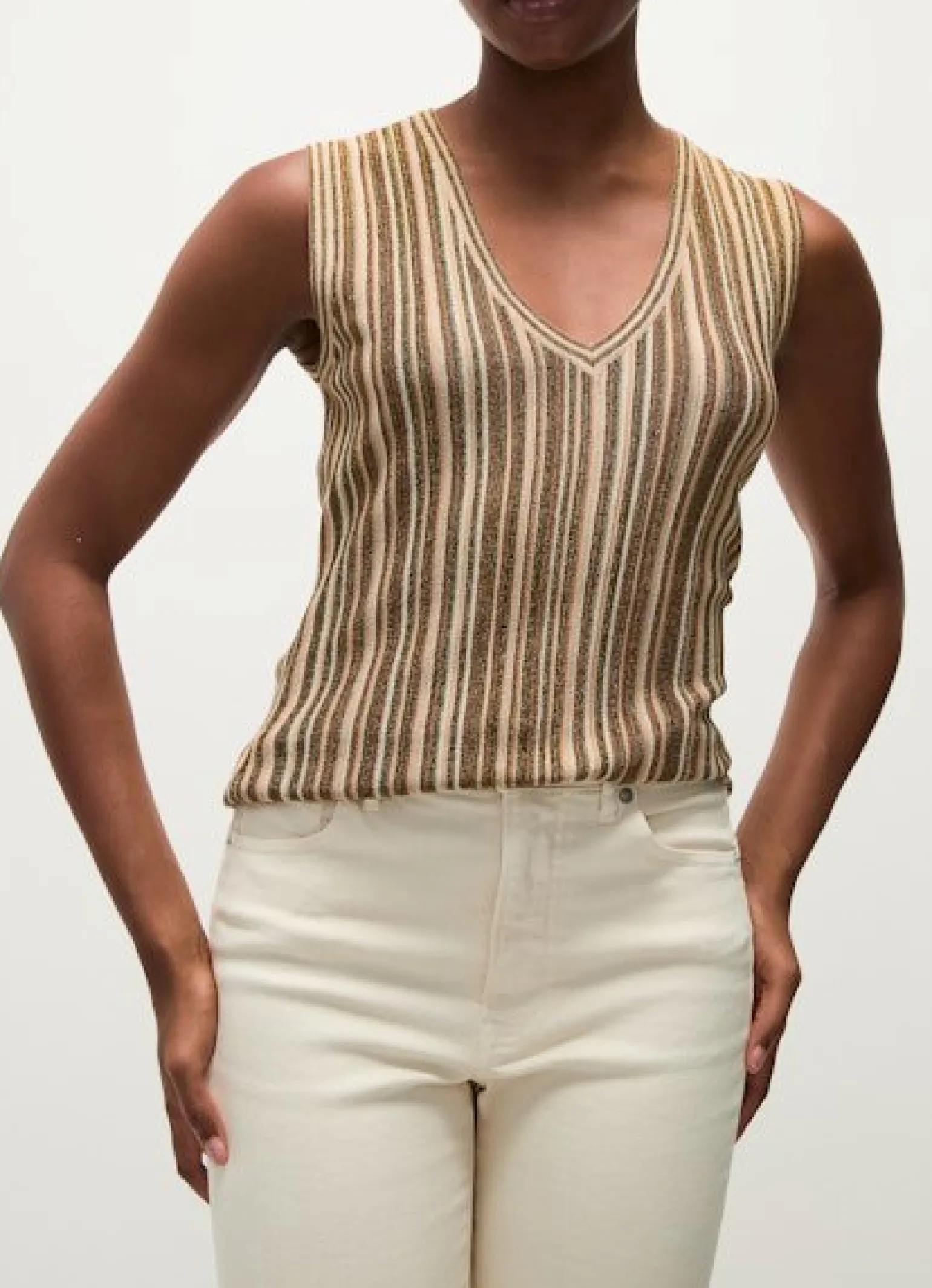 Sid Sleeveless Pullover Gold/Bronze