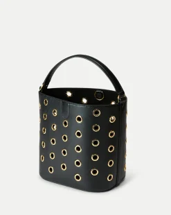 Small Grommet Feedbag Black/Gold