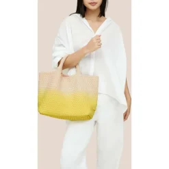 St. Barths Medium Tote Dip Dyed Ginkgo