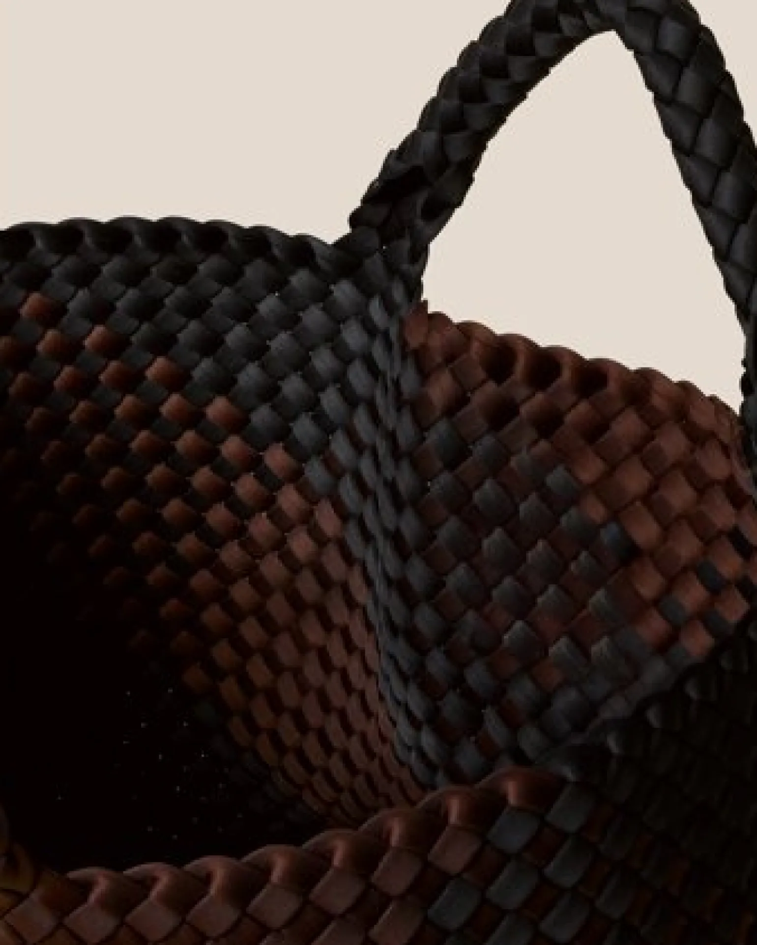St. Barths Medium Tote Plaid Siena