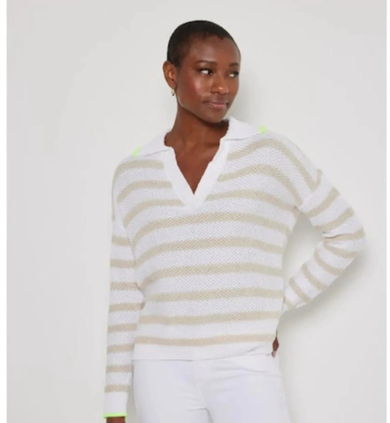 Stripescape White/Almond