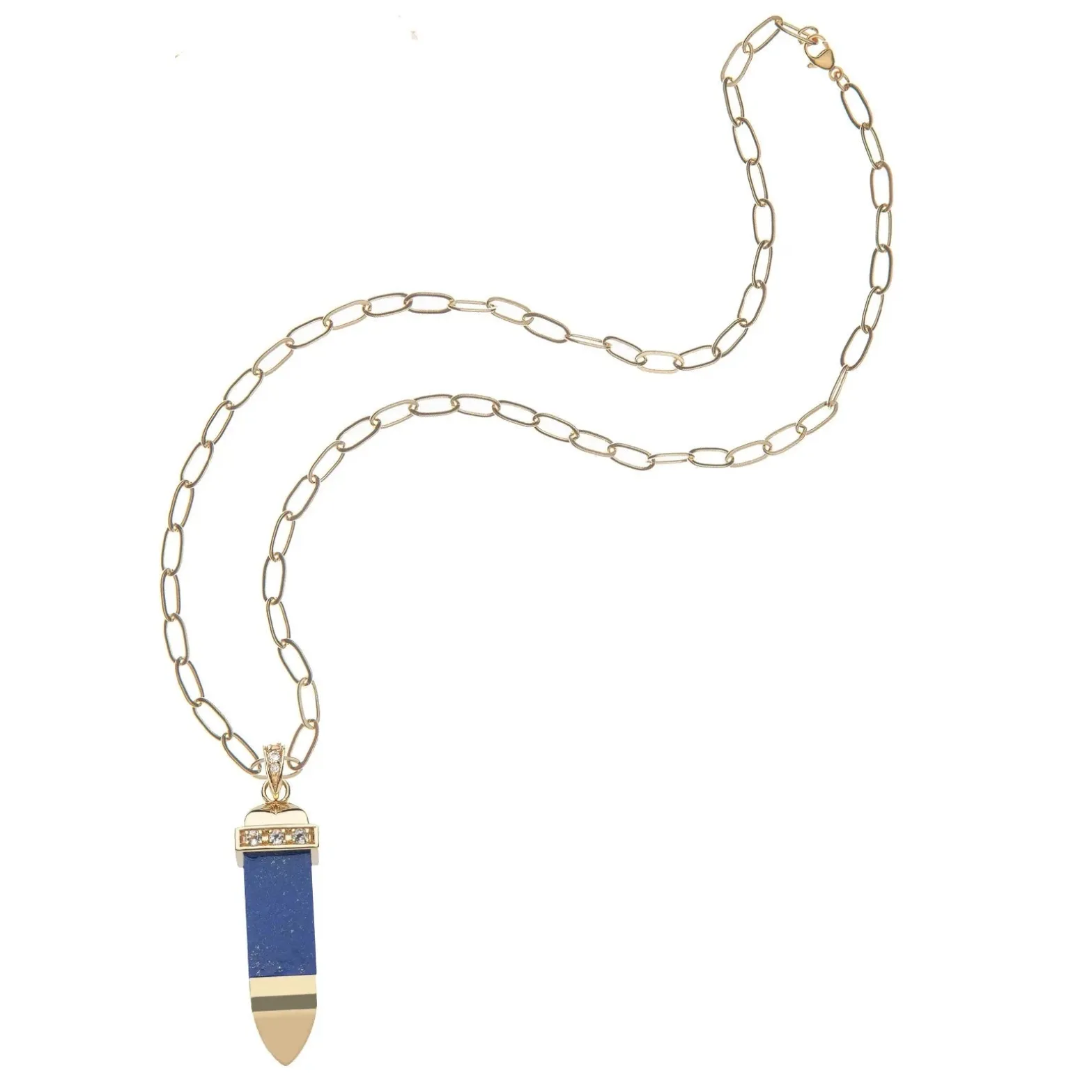 Strong Lapis Carved Sun Ray 18