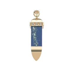 Strong Lapis Carved Sun Ray 18