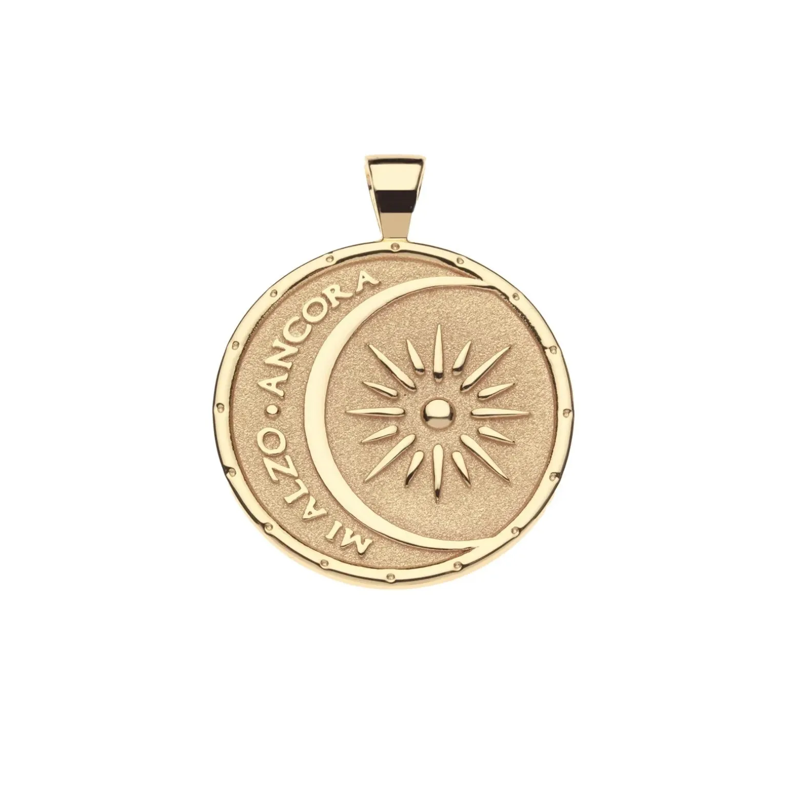 Strong Original Pendant Coin Mi Alzo Ancora 16-18