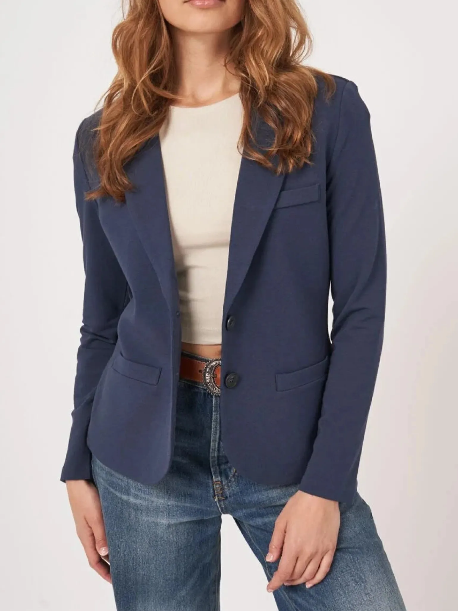 Sweatshirt Blazer Marine