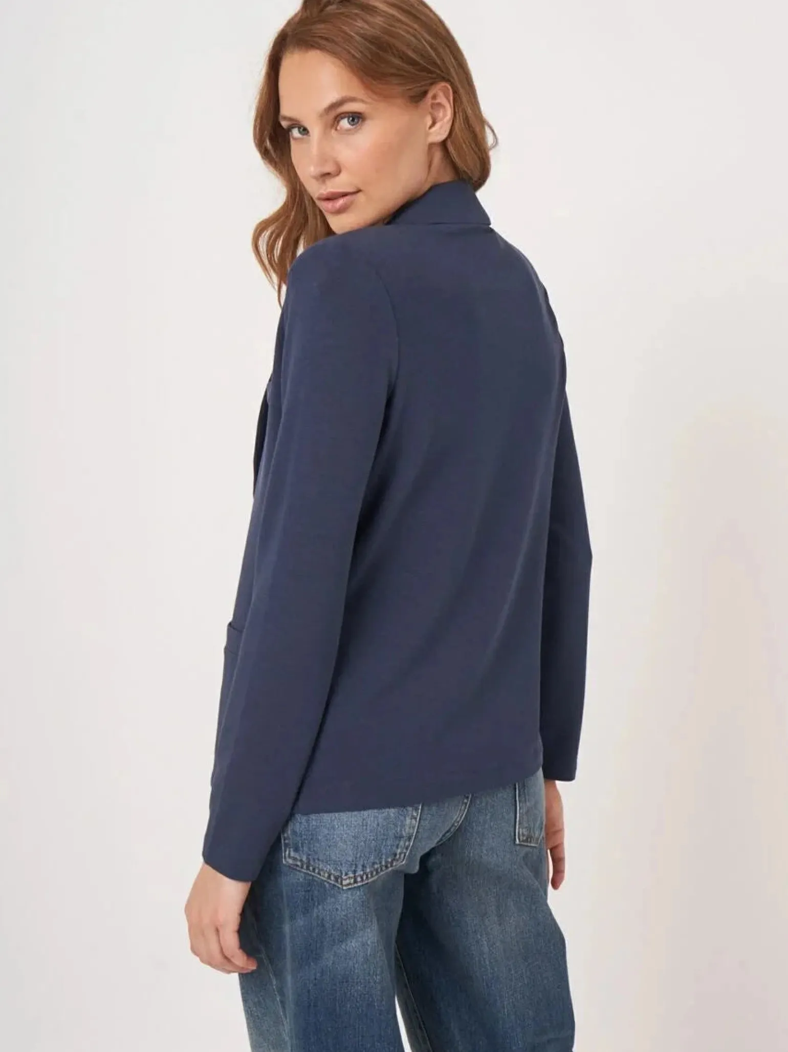 Sweatshirt Blazer Marine