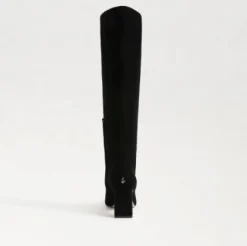 Sylvia Knee High Boot Black Suede