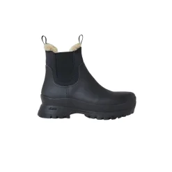 Tara Black Shearling Lined Boots