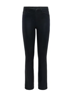 Tati High Rise Micro Boot Noir Coated