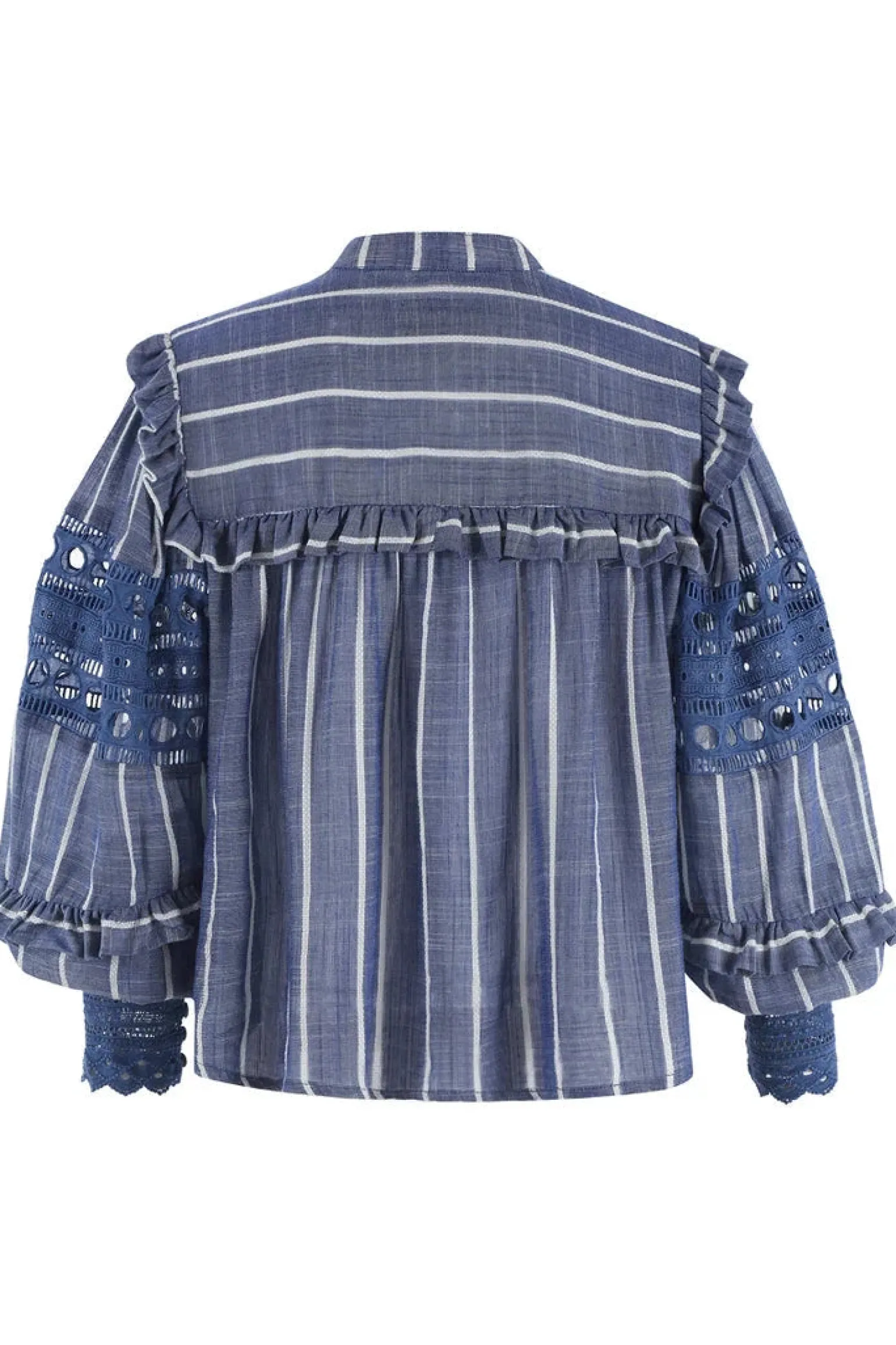 The Danielle Shirt Chambray Stripe
