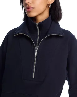 The Double Zip Sweatshirt Dark Navy
