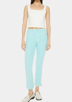The Insider Crop Step Fray Chalk It Up Blue Glow