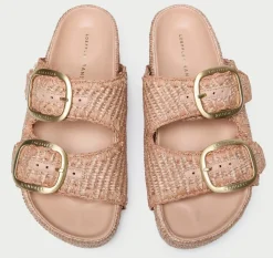 Theo Two Band Sandal Blush