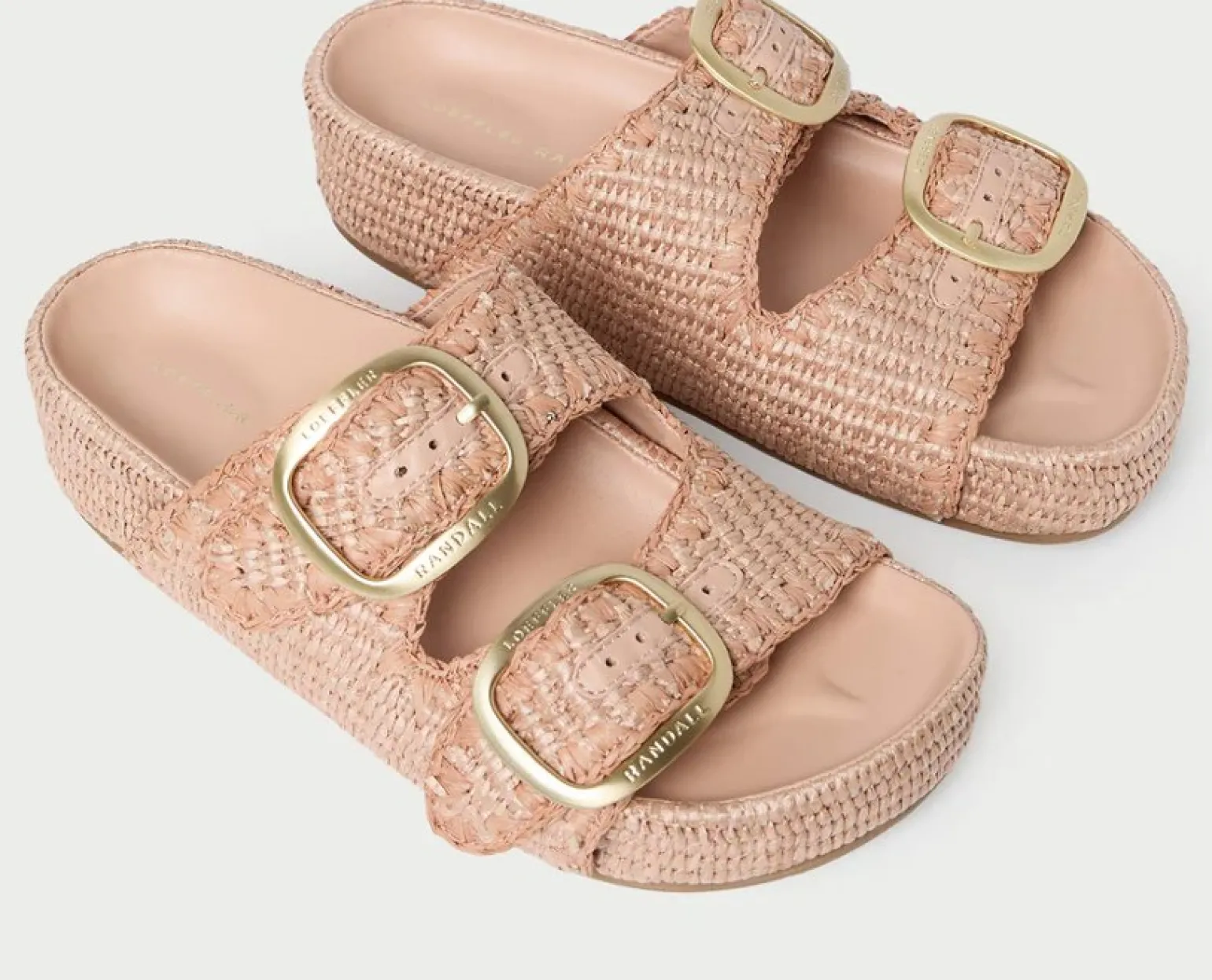 Theo Two Band Sandal Blush