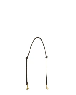 Thin Knotted Shoulder Strap Black