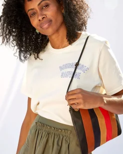 Thin Knotted Shoulder Strap Black