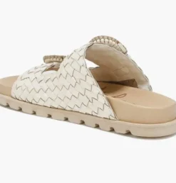 Tiffanie Slide Footbed Sandal Modern Ivory Leather